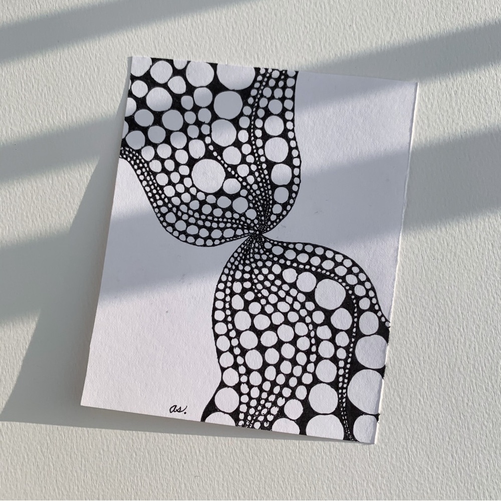 Abstract bubble art drawing - Picture 2 of 3
